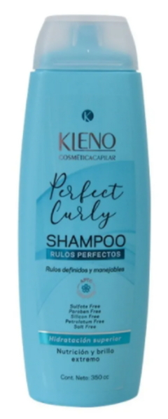 Combo 1 Shampoo Perfect Curly x 350 ml + 1 Acondicionador Perfect Curly x 350 ml + 1 Activador de Rulos Perfect Curly x 150 cc + 12 Ampollas Perfect Curly x 15 cc - Kleno - comprar online