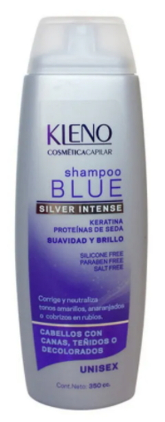 Combo 1 Shampoo Blue Silver Intense x 350 cc + 1 Máscara Blue Silver Intense x 200 cc - Kleno - comprar online