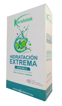 Kit 36 Keratotek Hidratación Extrema Mascarilla x 20 g - Keratotek