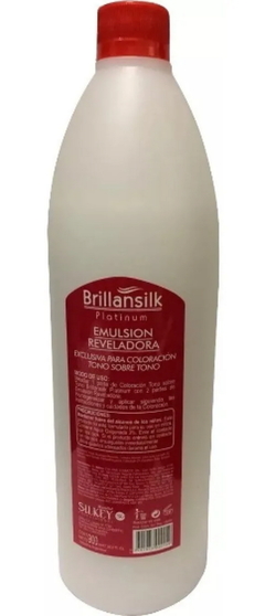 Emulsión Brillansilk Platinum 8,5 Vol x 900 ml - Silkey Professional