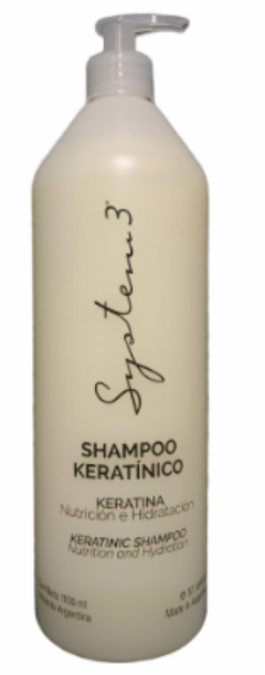 Shampoo Keratínico System 3 Frasco x 900 ml - System 3