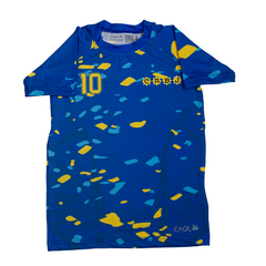 REMERA DE AGUA PARA NIÑOS - BOCA JRS. SUBLIMADA