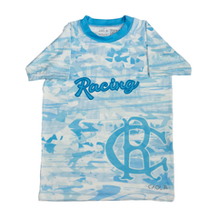 REMERA DE AGUA PARA NIÑOS - RACING CLUB SUBLIMADA