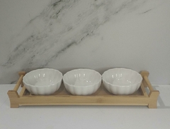 SET X 3 BOWLS MEDITERRANEO FESTONEADOS - comprar online