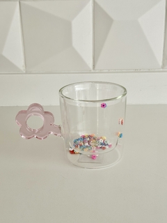 TAZA FLOWER ROSA