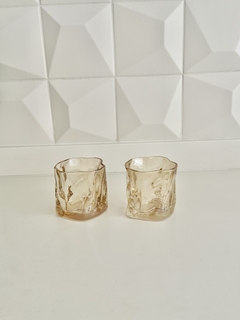 SET X 2 VASOS OCRE ROCK - comprar online