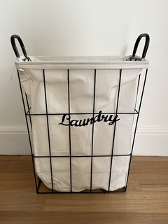 CESTO LAUNDRY HIERRO RECTANGULAR