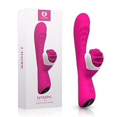 Vibrador Ponto G com esferas estimuladoras de clitóris Nymph