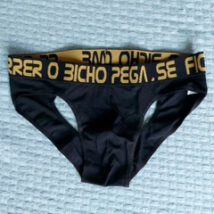 Cueca slip com abertura traseira PEGA MAL - comprar online