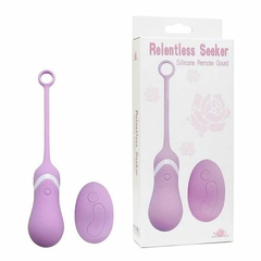 Vibrador em formato de cápsula bullet com controle sem fio relentless seeker