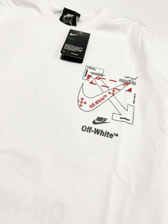 REMERA NK OFF WHITE BLANCO en internet