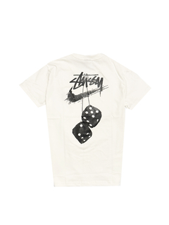 REMERA NK STUSSY DICE WHITE