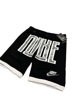 SHORT NK FRONT BLACK LOGO GRIS - comprar online