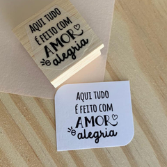 Feito com amor e alegria! (Cod 1050)