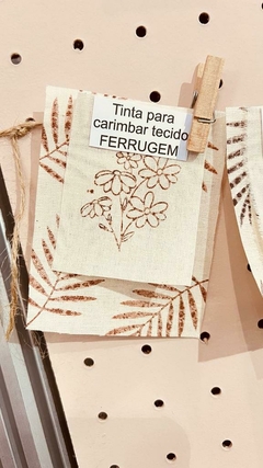 Tinta Ferrugem para carimbar TECIDO