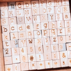 Alfabeto completo (81 peças) cod 1134 - comprar online