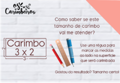 Carimbo Personalizado 3 x 2 - comprar online