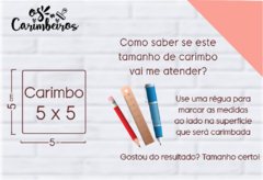 Carimbo Personalizado 5 x 5 - comprar online