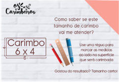 Carimbo Personalizado 6 x 4 - comprar online