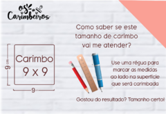 Carimbo Personalizado 9 x 9 - comprar online