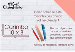 Carimbo Personalizado 10 x 8 - comprar online