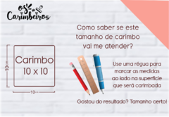 Carimbo Personalizado 10 x 10 - comprar online