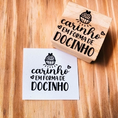 Carimbo Carinho em forma de docinho (Cod 1170)