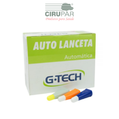 Autolanceta Estéril automática 21G e 23G - G-Tech