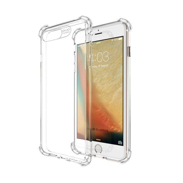 Case para iPhone 7 Plus e 8 Plus - Transparente