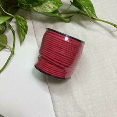 NOVO! Cordão Colorido 100% Algodão - Vermelho 4MM - comprar online