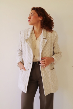 blazer pied de poule áurea - g - comprar online