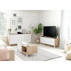 Mueble Tv Rack Nordico Escandinavo Modular Moderno Tv3 - comprar online