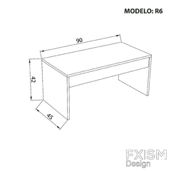 MESA RATONA NORDICA MODERNA MELAMINA ESCANDINAVA R6 en internet