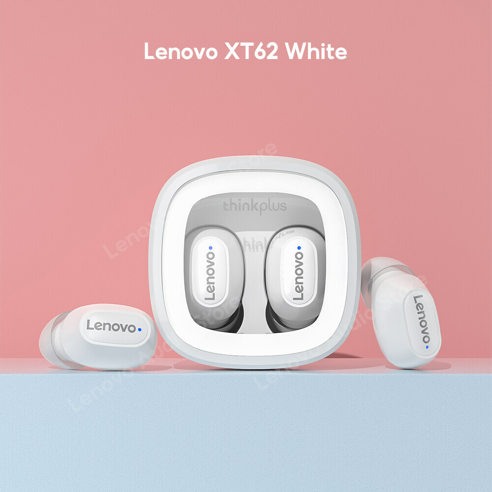 Auriculares Bluetooth Lenovo XT62 - Blanco - PLAB STORE