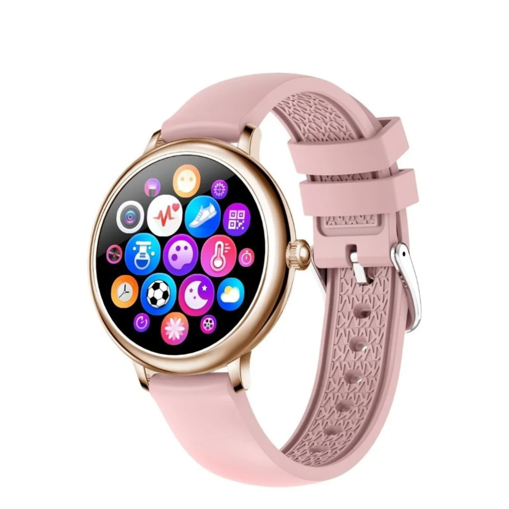 Smartwatch JD PARIS 5.0 Rosa Malla Metalica de REGALO iPhone Android
