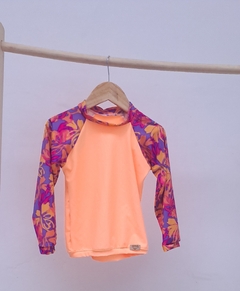 Remera uv+50 orange