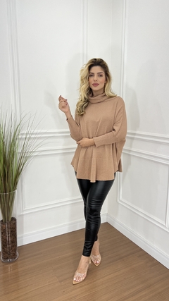 PONCHO TRICOT ELEGANCE - Loja Haja Amor