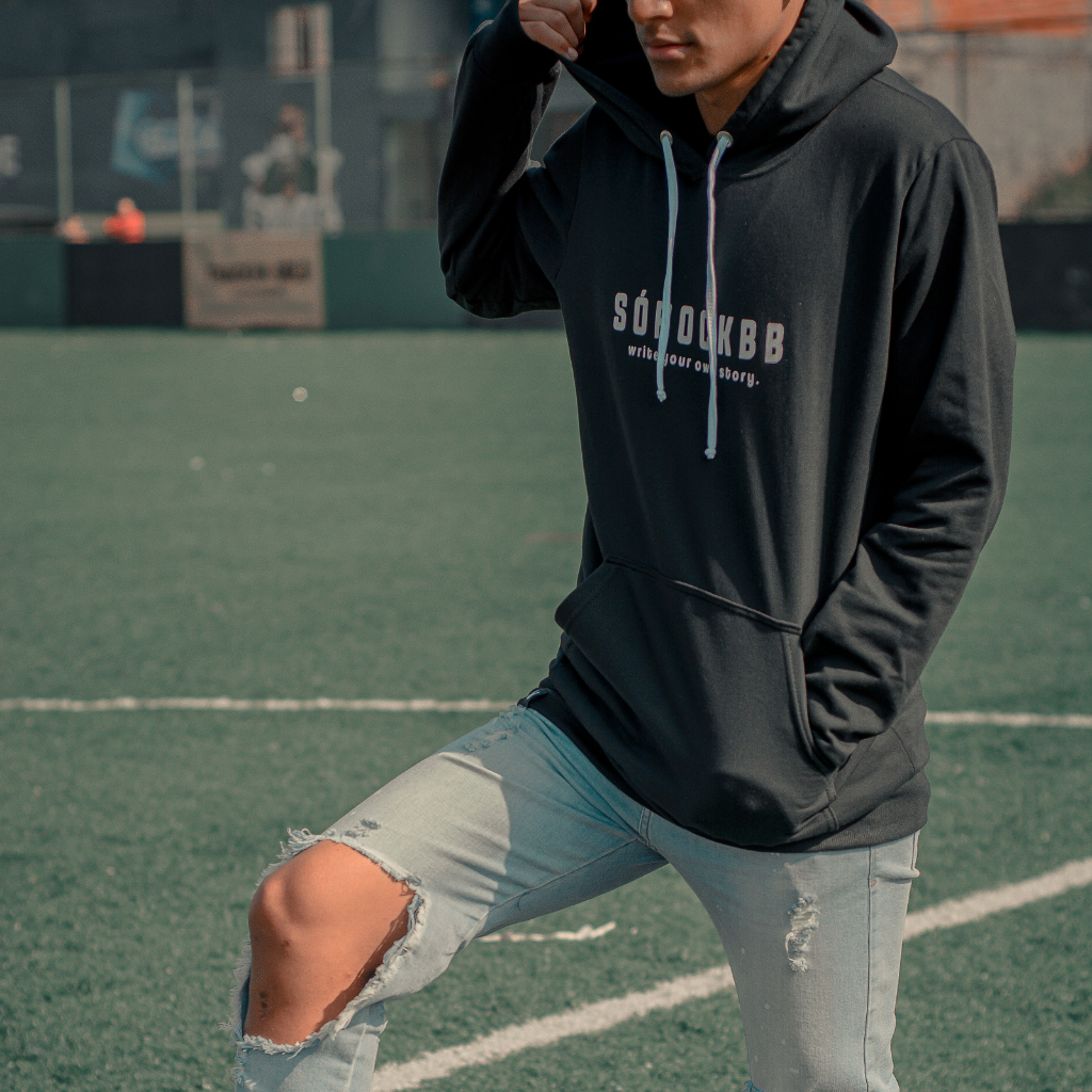 Moletom canguru longline store