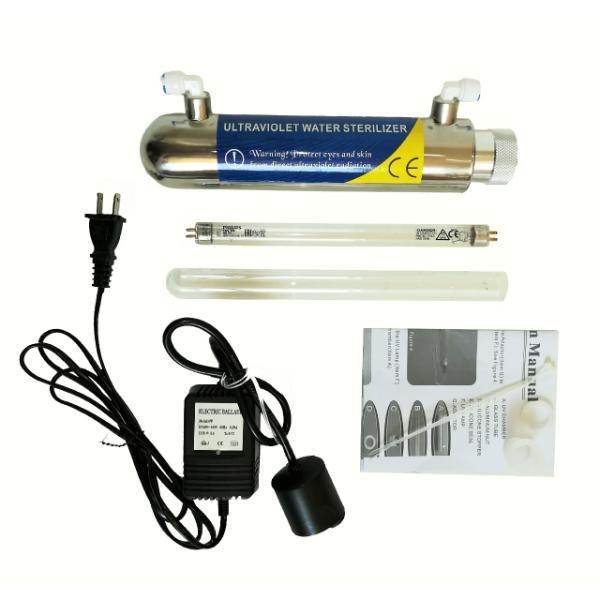 Purificador Ósmosis Inversa de 5 etapas con Luz UV para Flujo de 100 GPD  (379 Litros por día) Aquex 607655 – Bedon