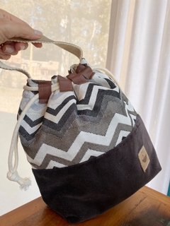 Bolsa ou Necessaire Duo Chevron Superior