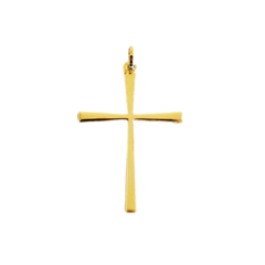 Pingente cruz em ouro 18k (090)