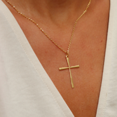 Pingente cruz em ouro 18k (090) - comprar online