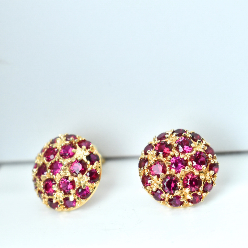 Aros frutilla outlet de oro