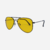 Óculos de Sol Aviador Amarelo na internet