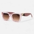 Óculos de Sol Audrey Rosa Transparente - comprar online
