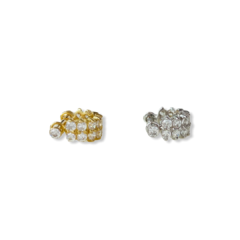 Piercing de ouro 18k glamour. - loja online