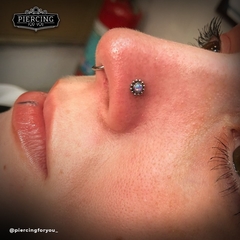 Labret sol G titânio natural. - Piercingforyou