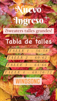 SWEATER TALLES GRANDES