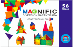 Magnific Bloques Magneticos Tiles 56 PIEZAS