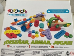 Monoblock Movilblocks Caja para diseñar, armar y jugar x42 piezas